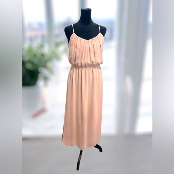 LAVENDER BROWN Blouson Dress Size M - Picture 2 of 14